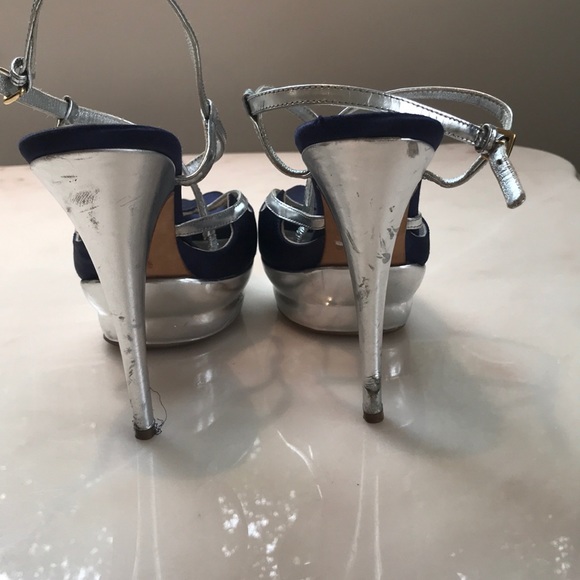 Miu Miu peep toe platform heels - Picture 3 of 5